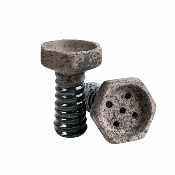 Чаша Thor Evil Screw Bowl Clay Черный Пепельный в Сыктывкаре