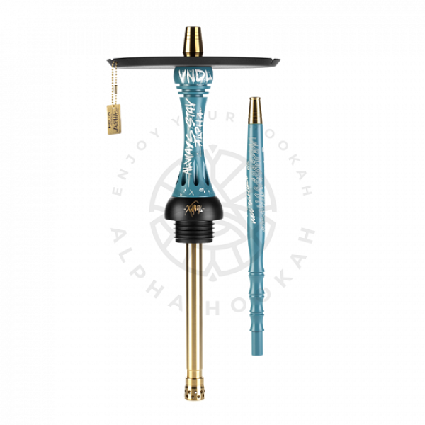 Кальян Alpha Hookah X VNDL Azure Синий (42 см) в Сыктывкаре