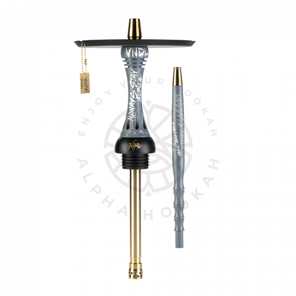 Кальян Alpha Hookah X VNDL Nardo Grey Серый (42 см) в Сыктывкаре
