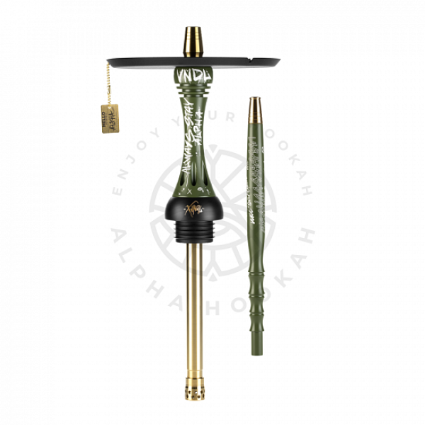 Кальян Alpha Hookah X VNDL Olive Зелёный (42 см) в Сыктывкаре