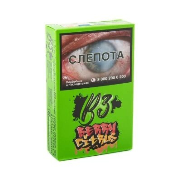 Табак B3 Berry Citrus (Ягодный Цитрус) 50 гр в Сыктывкаре