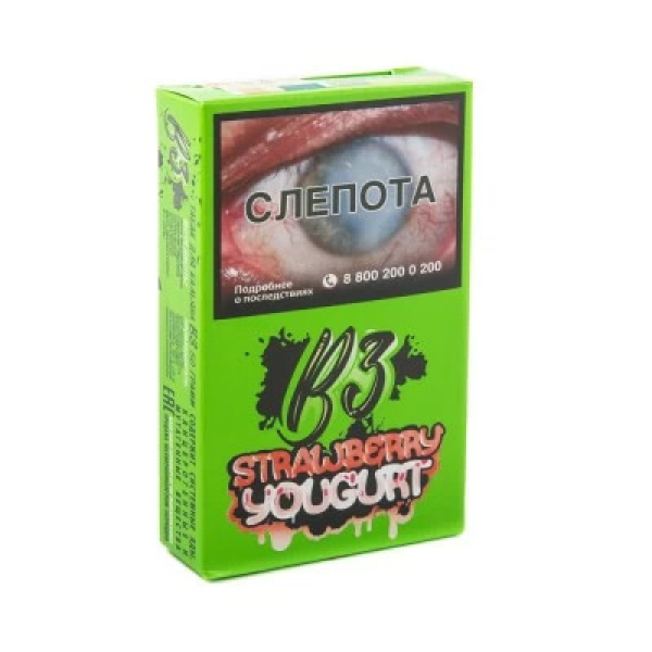 Табак B3 Strawberry Youghurt (Клубничный Йогурт) 50 гр в Сыктывкаре