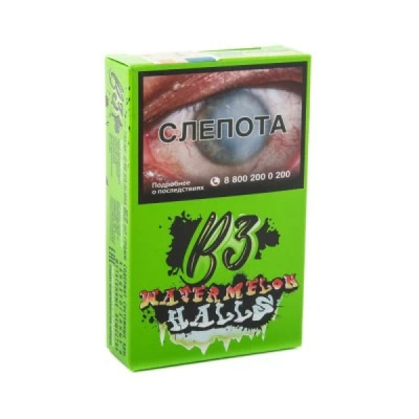 Табак B3 Watermelon Halls (Ледяной Арбуз и Дыня) 50 гр в Сыктывкаре