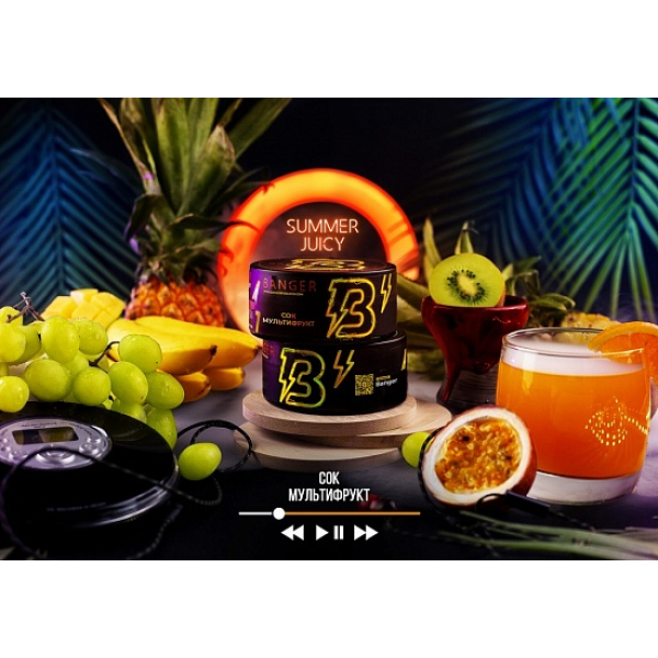 Табак Banger Summer Juicy 100 грамм в Сыктывкаре