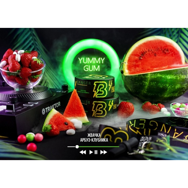 Табак Banger Yummy gum 100 грамм в Сыктывкаре