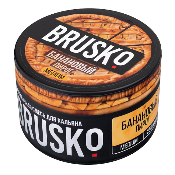 Смесь BRUSKO БАНАНОВЫЙ ПИРОГ (MEDIUM) 250 гр в Сыктывкаре
