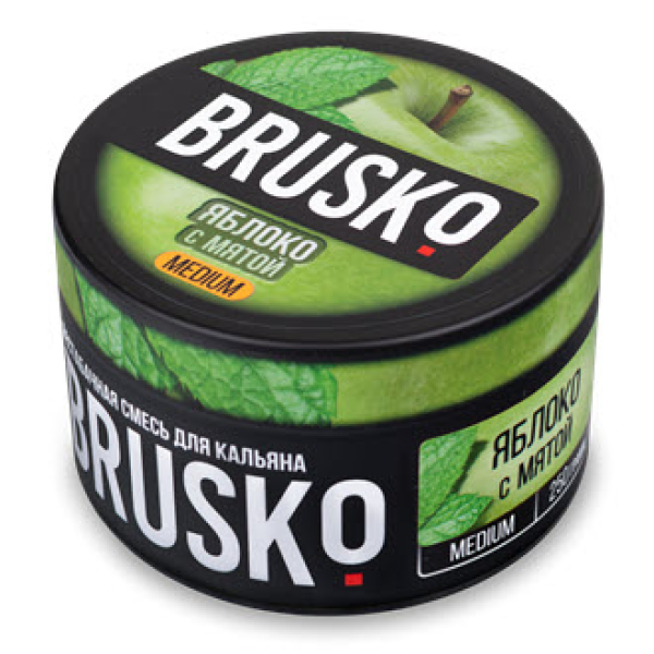 Смесь BRUSKO ЯБЛОКО С МЯТОЙ (MEDIUM) 250 гр в Сыктывкаре