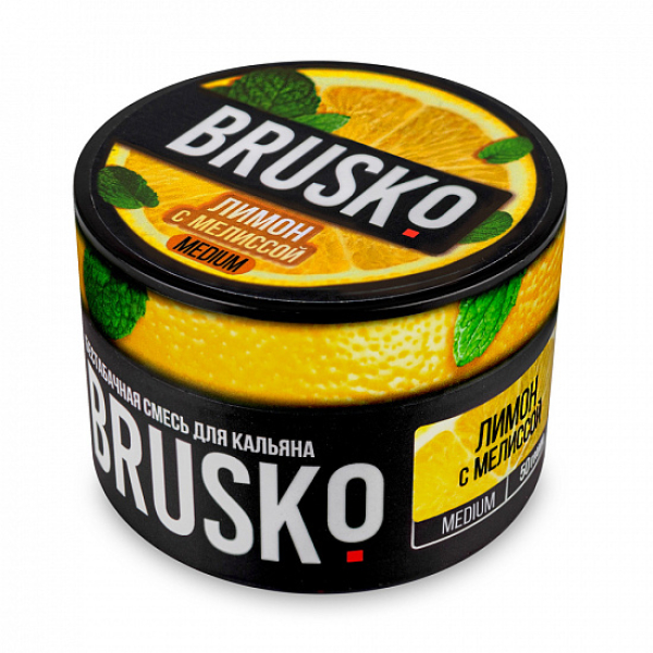 Смесь Brusko Medium Лимон мелисса 50 грамм в Сыктывкаре