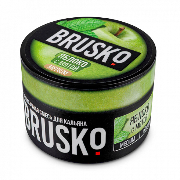 Смесь Brusko Medium Яблоко с мятой 50 грамм в Сыктывкаре
