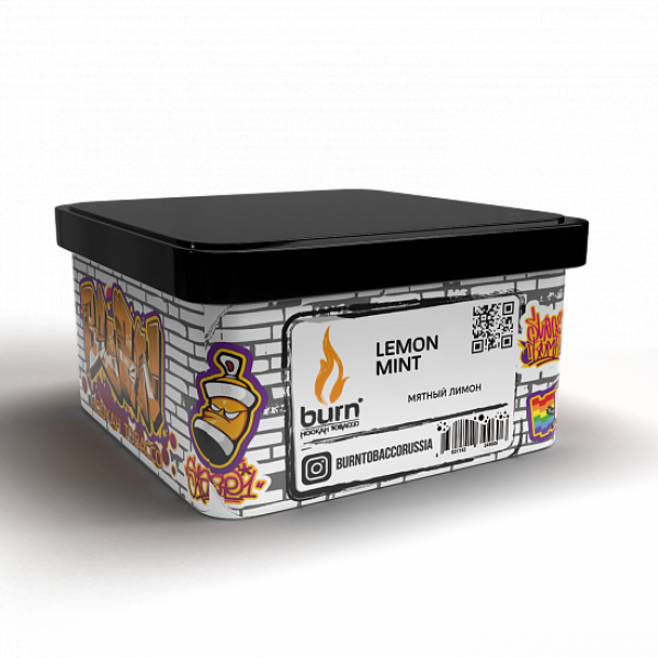 Табак BURN LEMON MINT 200 грамм в Сыктывкаре