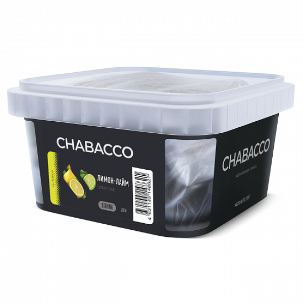 Смесь Chabacco Strong Lemon Lime (Лимон Лайм) 200 гр в Сыктывкаре
