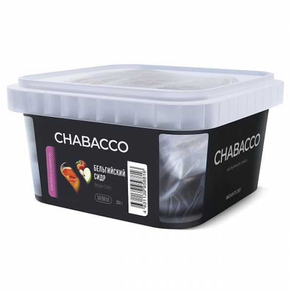 Смесь Chabacco Medium Belgian Cider (Бельгийский Сидр) 200 гр в Сыктывкаре