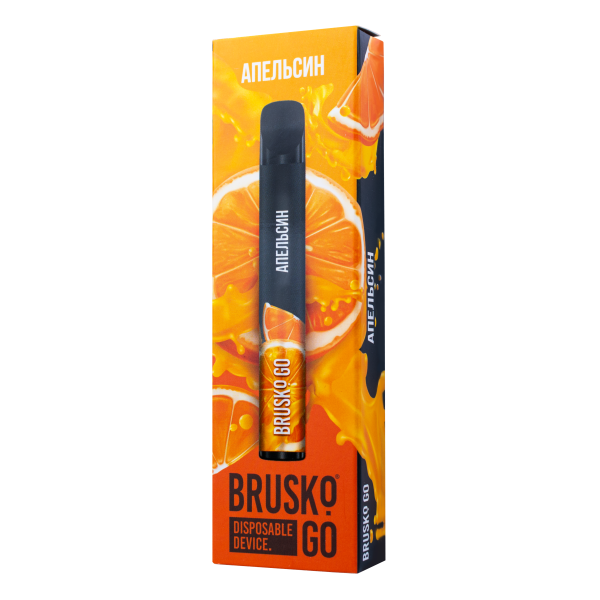 Одноразовая электронная сигарета Brusko Go Апельсин 800 затяжек в Сыктывкаре