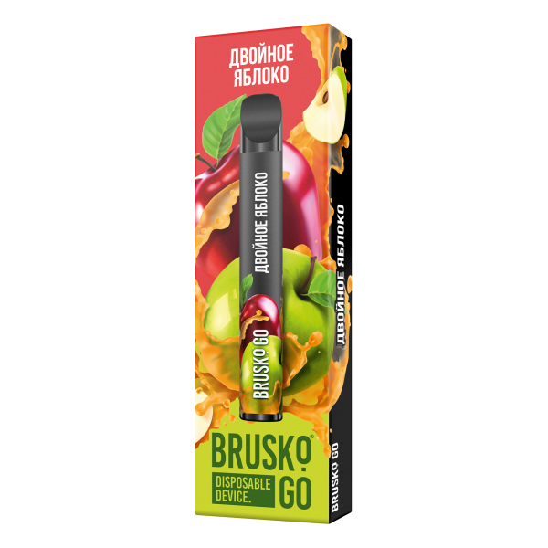 Одноразовая электронная сигарета Brusko Go Двойное яблоко 800 затяжек в Сыктывкаре