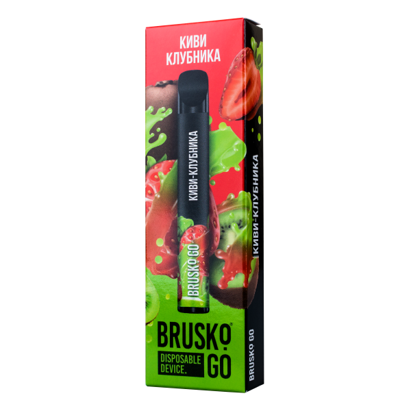 Одноразовая электронная сигарета Brusko Go Киви Клубника 800 затяжек в Сыктывкаре