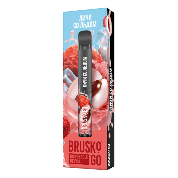 Одноразовая электронная сигарета Brusko Go Личи Со Льдом 800 затяжек в Сыктывкаре