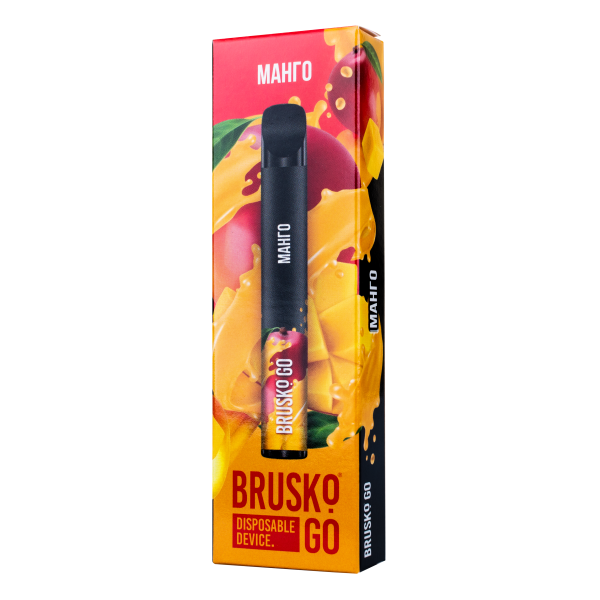 Одноразовая электронная сигарета Brusko Go Манго 800 затяжек в Сыктывкаре