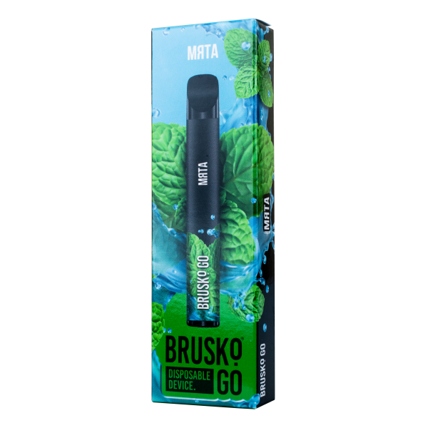 Одноразовая электронная сигарета Brusko Go Мята 800 затяжек в Сыктывкаре