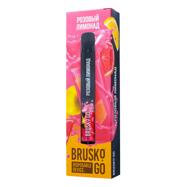 Одноразовая электронная сигарета Brusko Go Розовый Лимонад 800 затяжек в Сыктывкаре