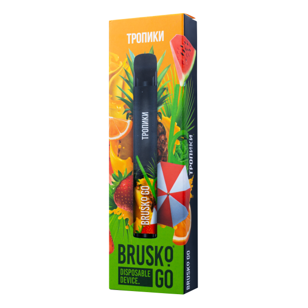 Одноразовая электронная сигарета Brusko Go Тропики 800 затяжек в Сыктывкаре