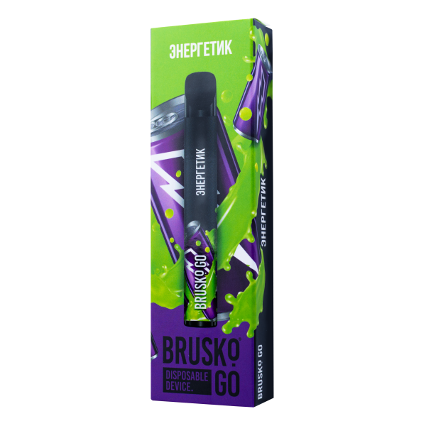 Одноразовая электронная сигарета Brusko Go Энергетик 800 затяжек в Сыктывкаре