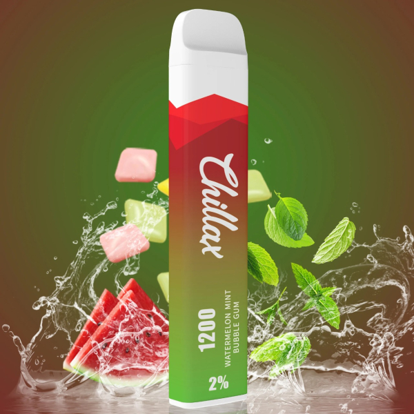 Chillax Watermelon Mint bubble gum (Арбуз Мятная жвачка), 1200 тяг в Сыктывкаре