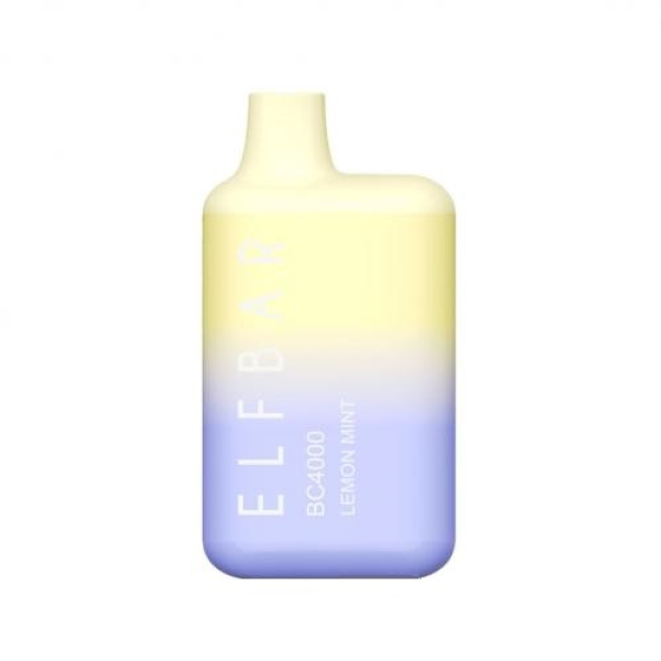 Elf Bar BC4000 Lemon Mint (Лимон с мятой), 4000 тяг в Сыктывкаре
