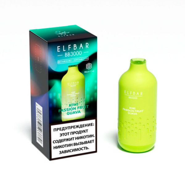 Elfbar BB3000 Киви маракуйя гуава, 3000 тяг в Сыктывкаре