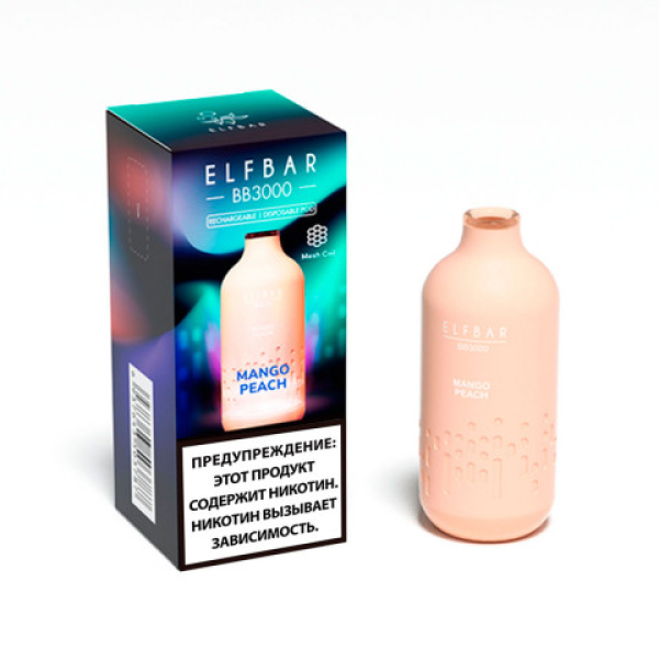 Elfbar BB3000 Манго персик, 3000 тяг в Сыктывкаре