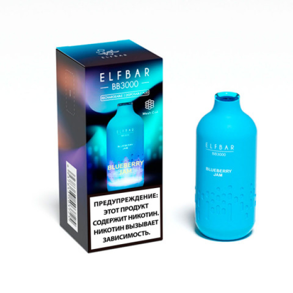 Elfbar BB3000 Черничный джем, 3000 тяг в Сыктывкаре