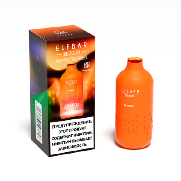 Elfbar BB3000 Энергетик, 3000 тяг в Сыктывкаре