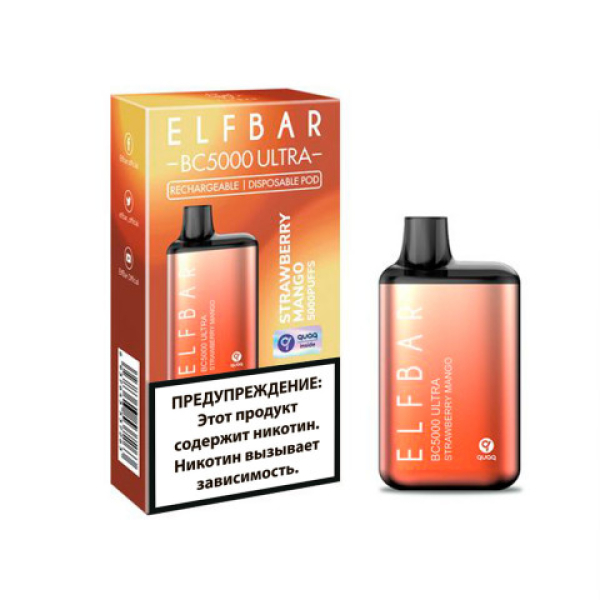 Elfbar BC5000 (Клубника манго), 5000 тяг в Сыктывкаре