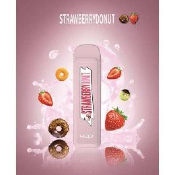 HQD MEGA Strawberry Donut (Клубничный Пончик), 1800 тяг в Сыктывкаре