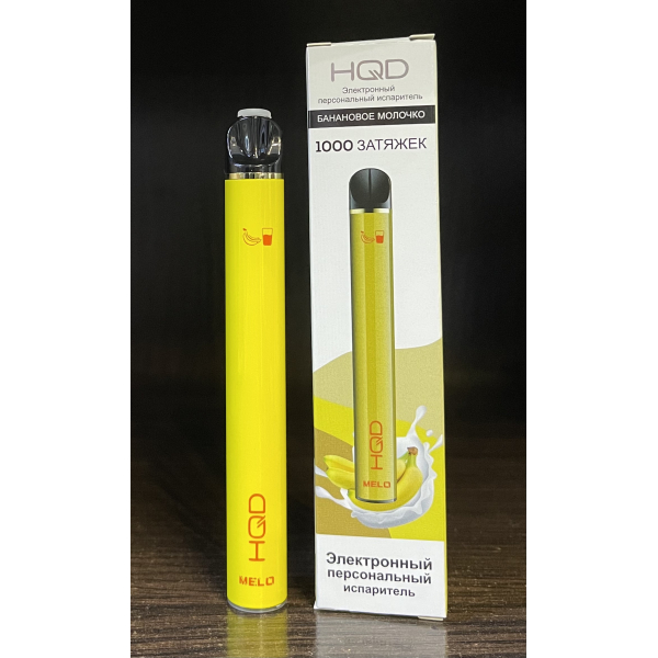 HQD melo banana milk (банановое молочко) 1000 затяжек в Сыктывкаре