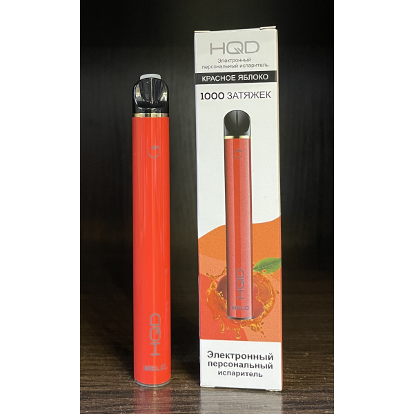HQD melo red apple (красное яблоко) 1000 затяжек в Сыктывкаре