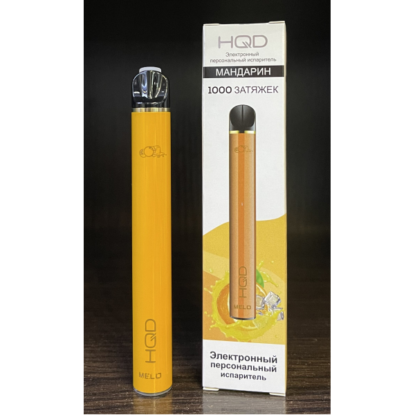HQD melo tangerine (мандарин) 1000 затяжек в Сыктывкаре