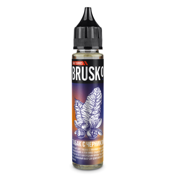 Жидкость Brusko Salt Табак С Черникой 30 мл в Сыктывкаре