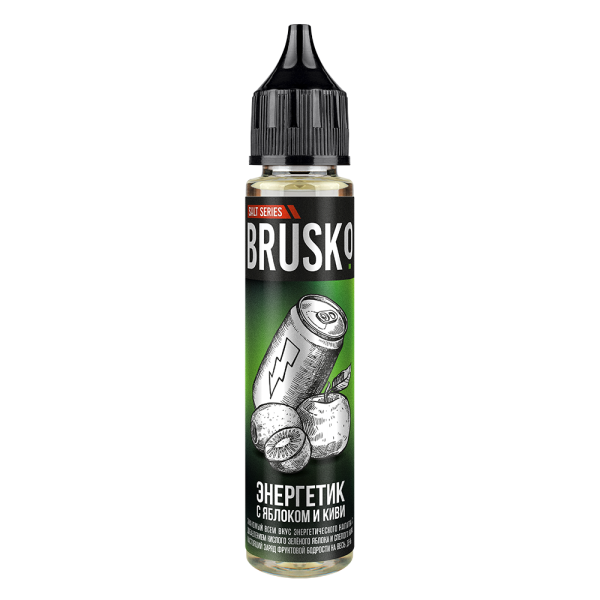 Жидкость Brusko Salt Энергетик С Яблоком И Киви 30 мл в Сыктывкаре