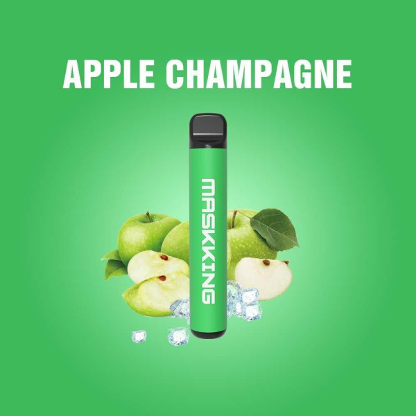 Одноразовая электронная сигарета Maskking High Pro Apple Champagne (Яблочное Шампанское) 1000 затяжек в Сыктывкаре