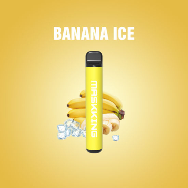 Одноразовая электронная сигарета Maskking High Pro Banana Ice (Ледяной Банан) 1000 затяжек в Сыктывкаре