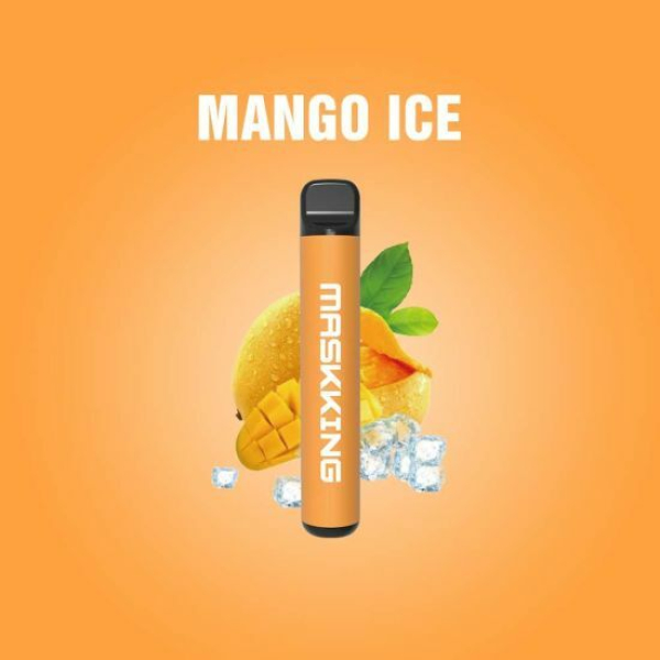 Одноразовая электронная сигарета Maskking High Pro Mango Ice (Манговый Лёд) 1000 затяжек в Сыктывкаре