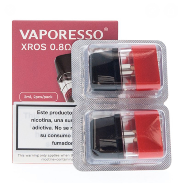 Упаковка картриджей Vaporesso XROS Series 0.8 ohm Pod 2 ml (в упаковке 2 шт) в Сыктывкаре