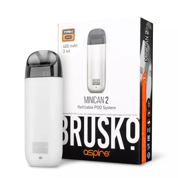 Brusko MINICAN 2 (400 мАч, Белый) в Сыктывкаре
