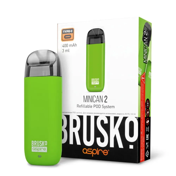 Brusko MINICAN 2 (400 мАч, Зеленый) в Сыктывкаре