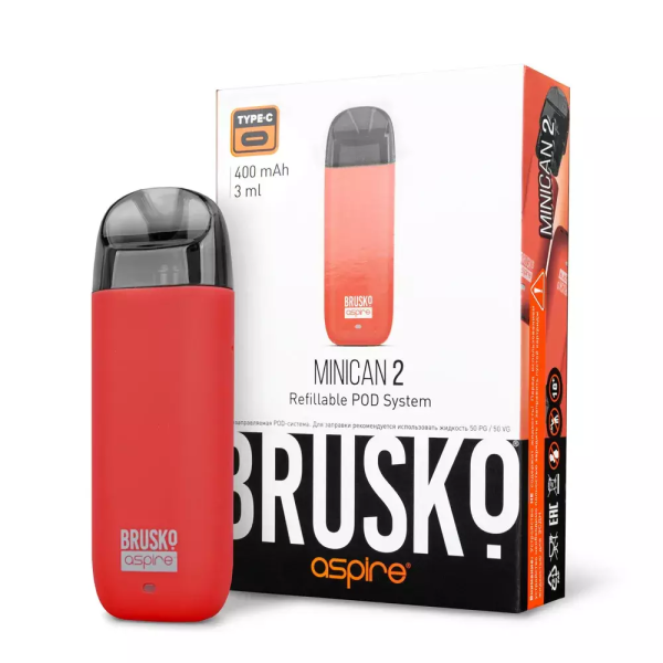 Brusko MINICAN 2 (400 мАч, Красный) в Сыктывкаре