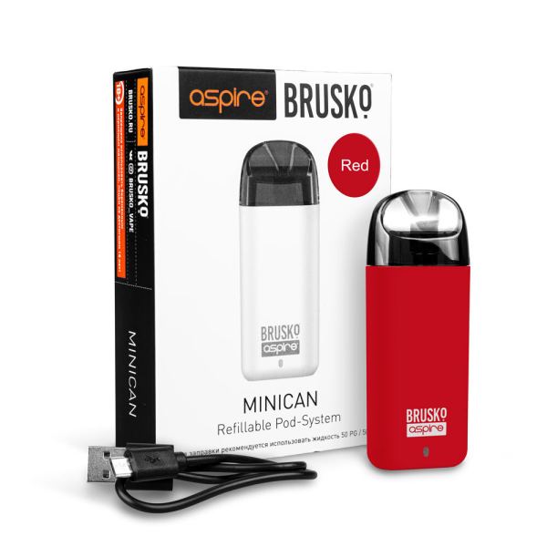 Brusko MINICAN plus (850 мАч, Красный) в Сыктывкаре