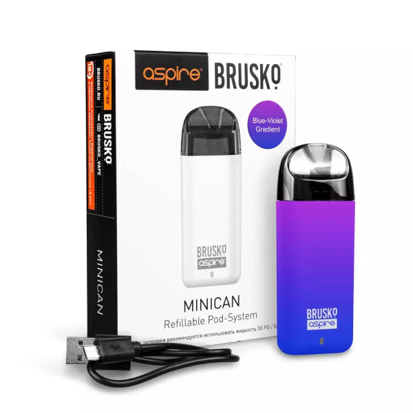 Brusko MINICAN (350 мАч, Синий,фиолетовый) в Сыктывкаре