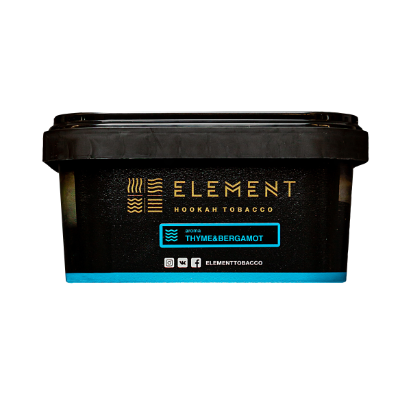 Табак Element Water Thyme Bergamot 200 грамм в Сыктывкаре