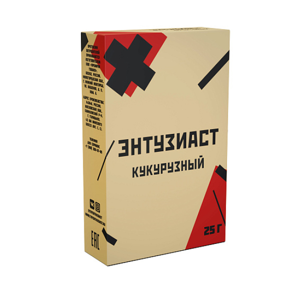 Табак ЭНТУЗИАСТ КУКУРУЗНЫЙ 25 гр в Сыктывкаре