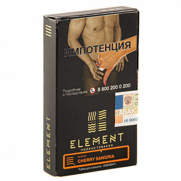 Табак ELEMENT ЗЕМЛЯ CHERRY SANGRIA 25 гр в Сыктывкаре